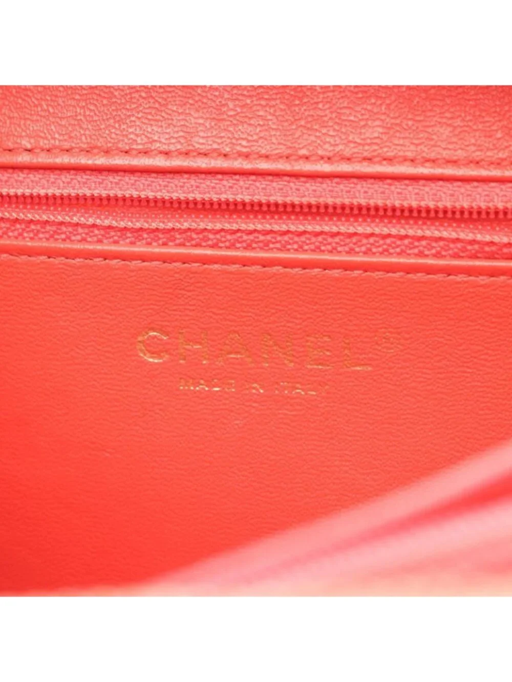 Chanel Shoulder Bag CC Figuri Vanity 2-Way Salmon Pink Caviar Leather CC
